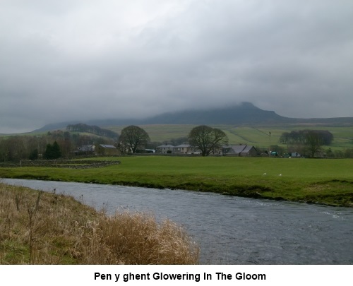 Pen y ghent in gloomy weather