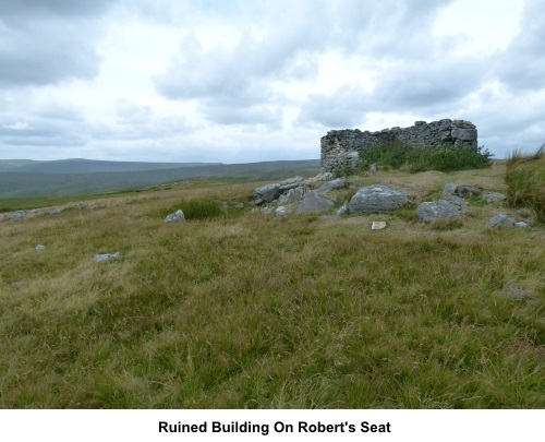 Ruined building on Robert's Seat