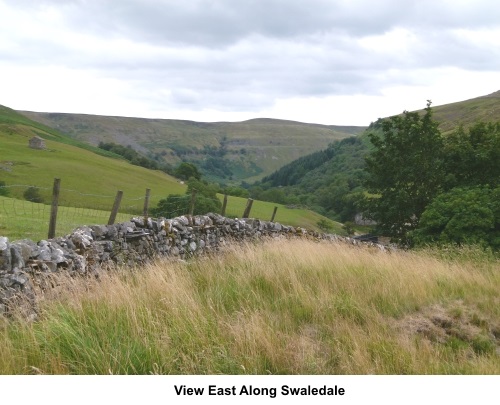 View east along Swaledale