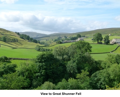 View to Great Shunner Fell