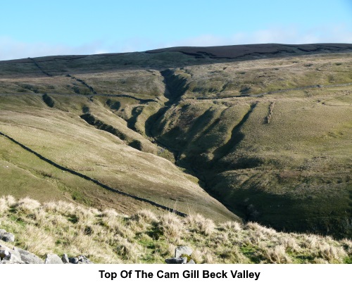 Top of the Cam Gill Beck Valley.