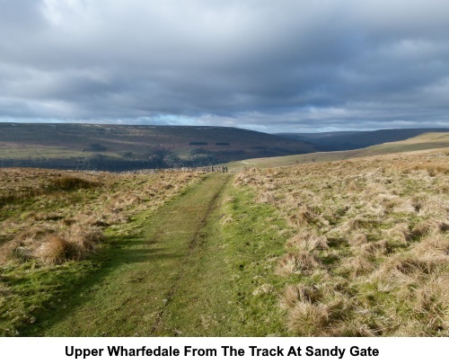 The upper Wharfe valley from Sandy Gate.