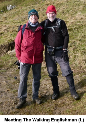 Meeting Mike Brockhurst, the 'Walking Englishmen'.