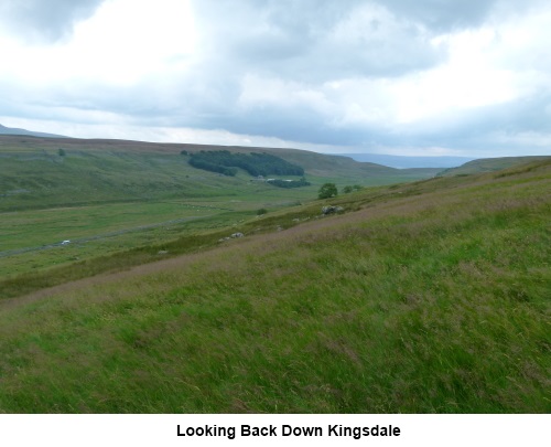 Looking back down Kingsdale