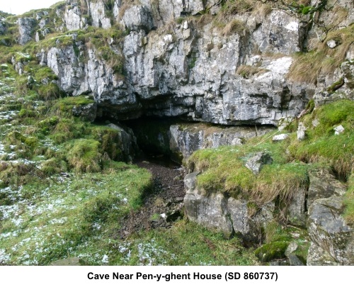 Cave near Pen-y-ghent House