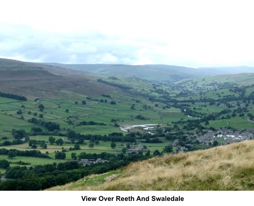 View over Reeth and Swaledale