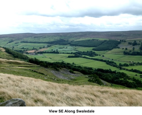 View SE along Swaledale