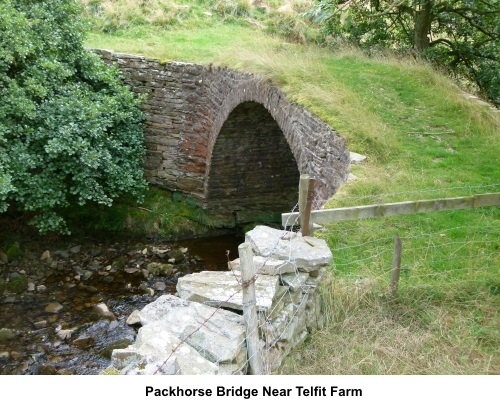 Packhorse Bridge near Telfit farm