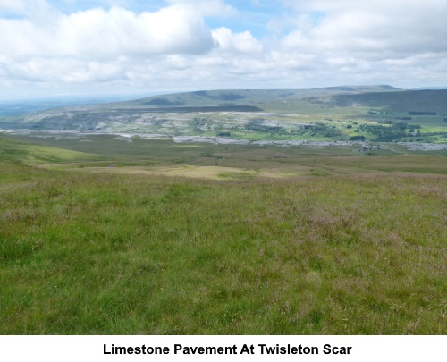 Limestone pavement at Twistleton Scar.