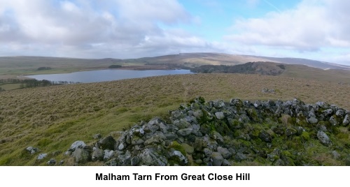 Malham Tarn from Great Close Hill