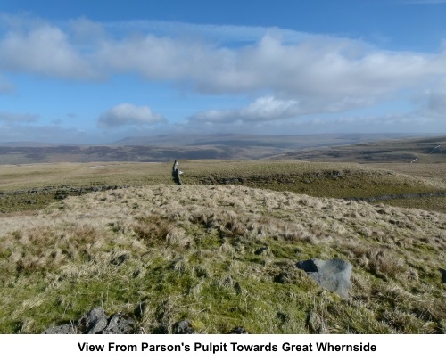 View from Parson's Pulpit towards Great Whernside