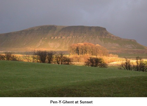 Pen-y-Ghent at sunset