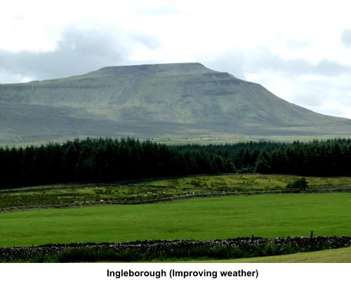 Ingleborough after weather improvements