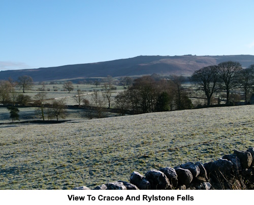 The view to Cracoe and Rylstone Fells.