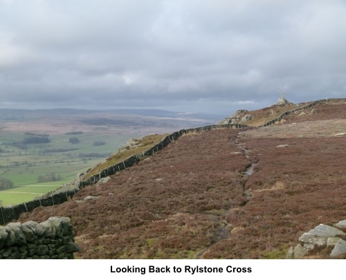 Looking back to Rylstone Cross