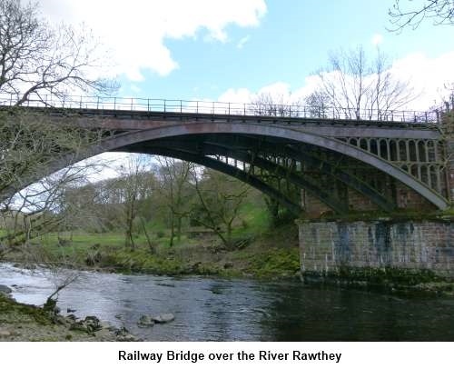 Railway bridge over the river Rawthey
