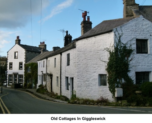 Old cottages at Giggleswick
