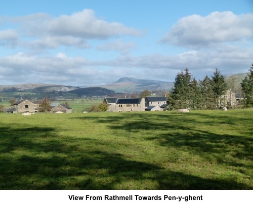 View from Rathmell to Pen-y-ghent