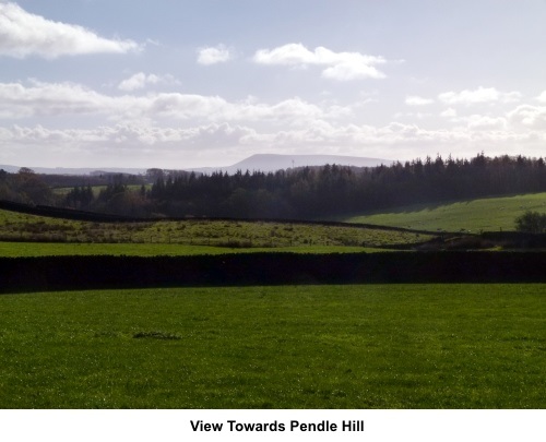 View towards Pendle Hill