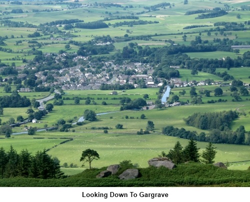 Looking down to Gargrave