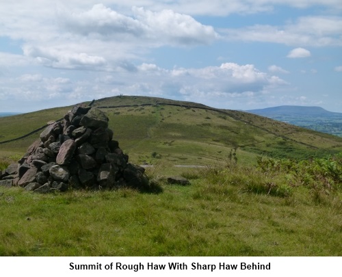 Rough Haw summit with Sharp Haw behind