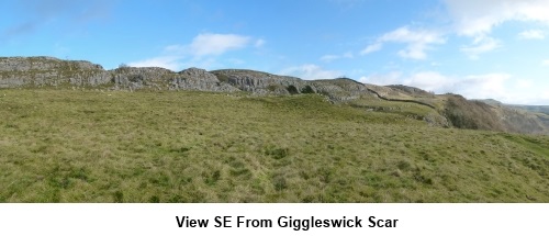 View from Giggleswick Scar