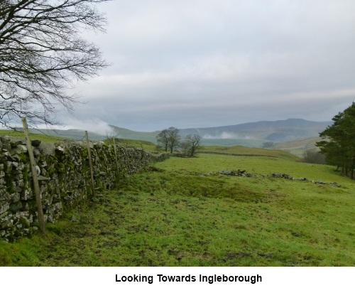 View looking towards Pen y ghent