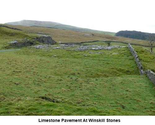 Limestone pavement at Winskill Stones