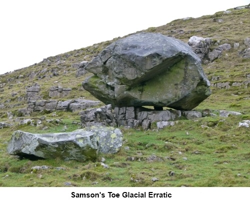 The boulder known as Samson's Toe