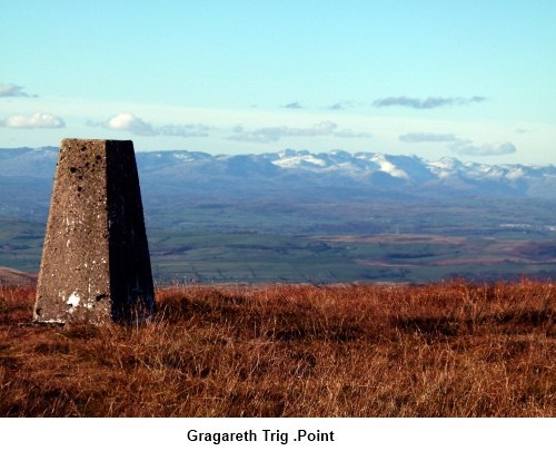 Trig point at Gragarath