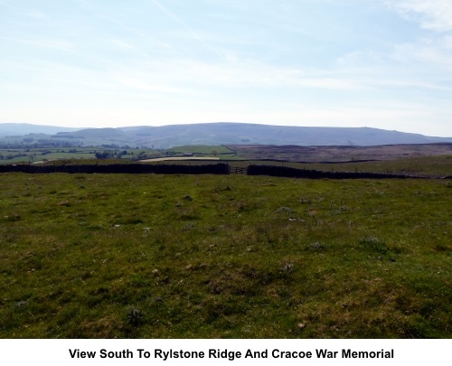 Rylstone Ridge with Cracoe War Memorial