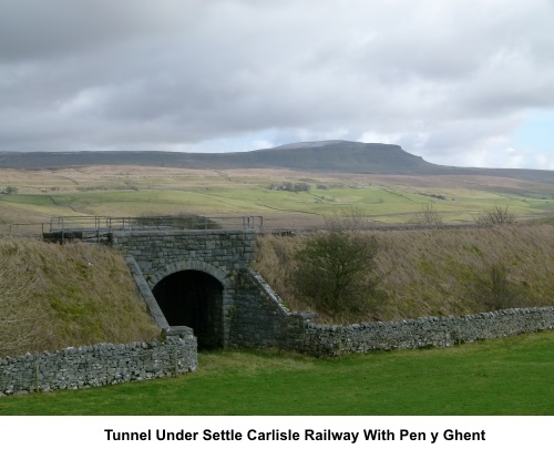 Settle Carlisle railway and Pen y Ghent
